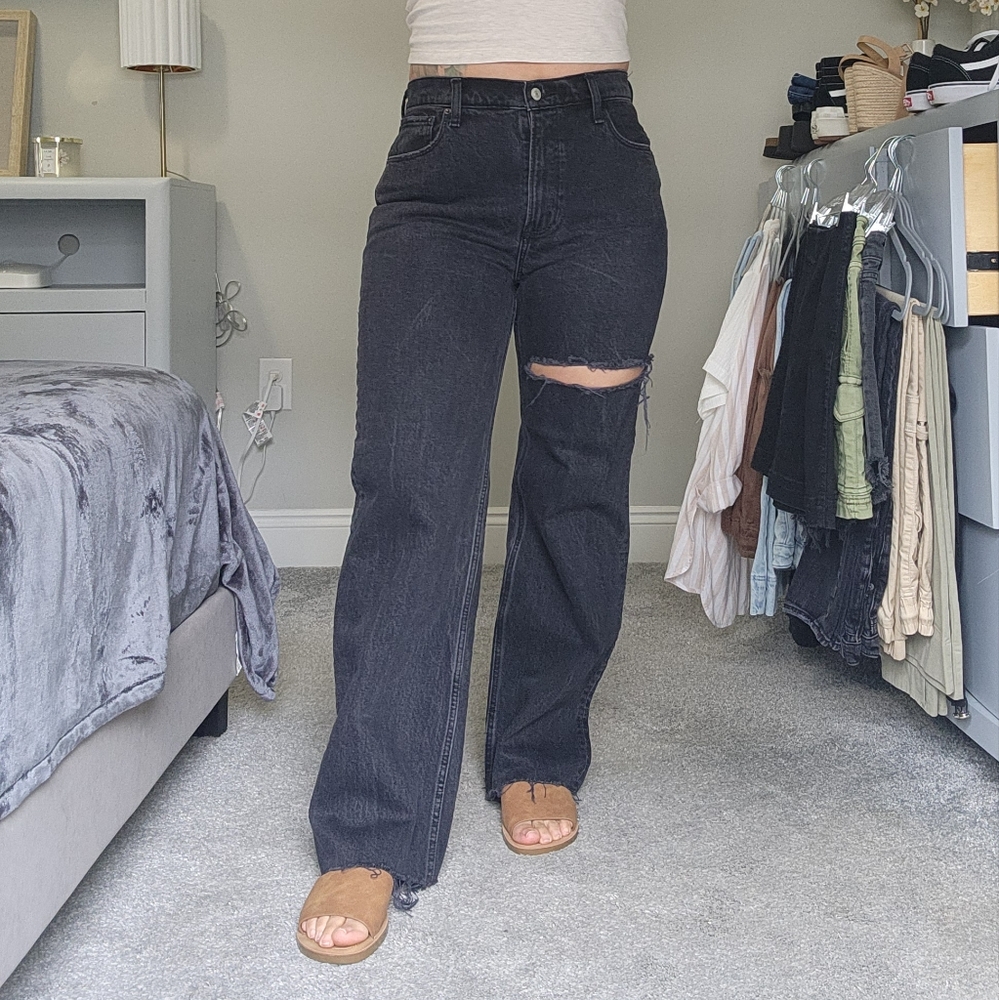 Abercrombie & Fitch The 90s relaxed jean high rise